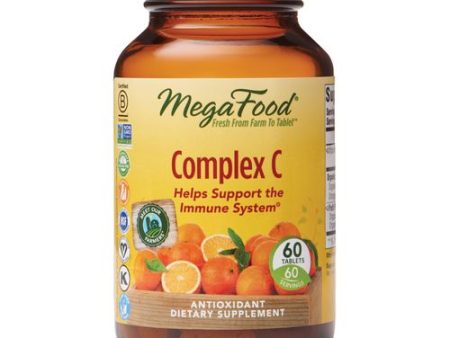 MegaFood  Complex C  Supports a Healthy Immune System  Antioxidant Vitamin C Supplement  Gluten Free  Vegan  60 Tablets (60 Servings) Fashion