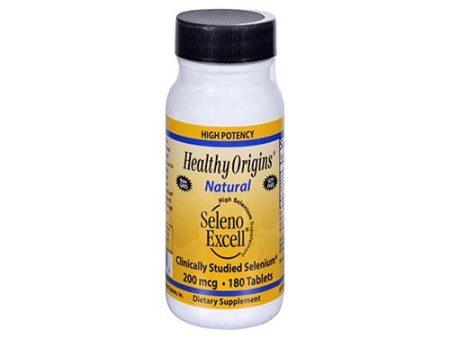 Healthy Origins - Natural Seleno Excell High Selenium Supplement 200 mcg. - 180 Tablets Online