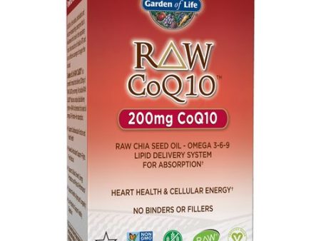 Garden of Life Raw CoQ10  60 Capsules Online