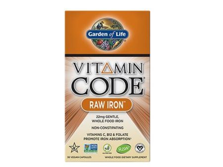 Garden of Life Vitamin Code Iron  30 Capsules Online Sale