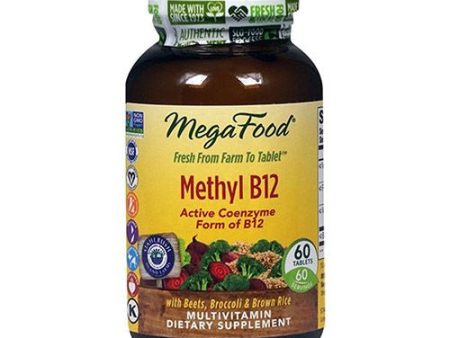 MegaFood  Methyl B12  Helps Maintain a Healthy Heart and Homocysteine Levels  Multivitamin Supplement  Gluten Free  Vegan  60 Tablets (60 Servings) Online