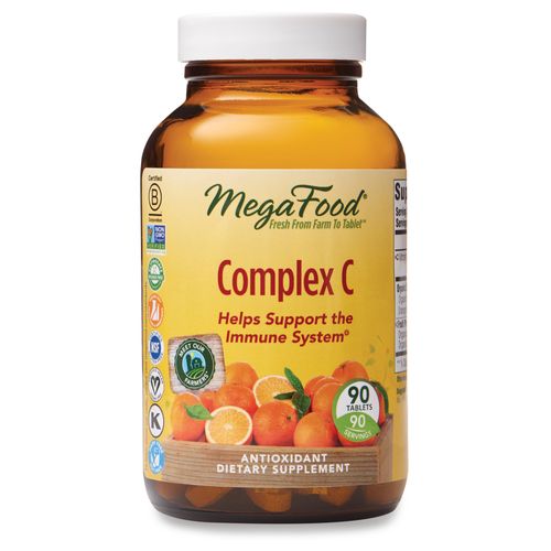 MegaFood  Complex C  Supports a Healthy Immune System  Antioxidant Vitamin C Supplement  Gluten Free  Vegan  90 Tablets (90 Servings) on Sale