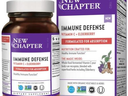 New Chapter Immune Defense Tablets with Vitamin C and Elderberry  30 Ct Online