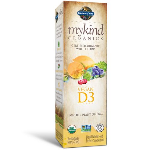 Garden of Life mykind Organics Vegan D3 Spray  2oz Liquid Cheap