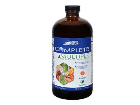 Liquid Health Complete Multiple Liquid Multivitamin for Adult Men Women - Natural Immune Support  Non-GMO  Vegan  Gluten  Sugar Free  Minerals  Prebiotic Fiber Vitamins Supplement - 32 Fl Oz Fashion