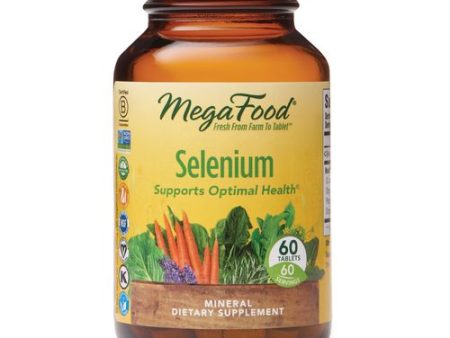 MegaFood  Selenium  Supports Optimal Health  Mineral Supplement  Gluten Free  Vegan  60 Tablets (60 Servings) Discount