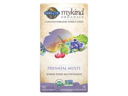 Garden of Life mykind Organics Prenatal Multi 90 Tablets Online now