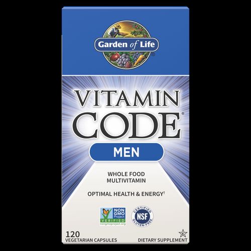 Garden of Life Vitamin Code Men s Multi  120 Capsules Fashion