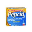 Pepcid AC Maximum Strength for Heartburn Prevention & Relief  25 ct on Sale