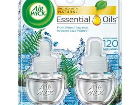 Air Wick Plug in Scented Oil Refill  2 ct  Fresh Waters  Air Freshener  Essential Oils Online