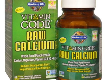 Garden of Life Vitamin Code Raw Calcium 60 Veg Caps Fashion