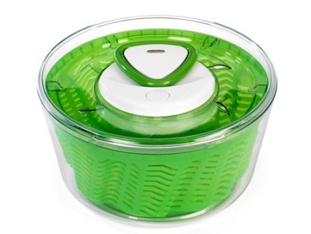 Zyliss Easy Spin Salad Spinner with Quick Drying Serving Bowl  4-6 Servings  Green Online