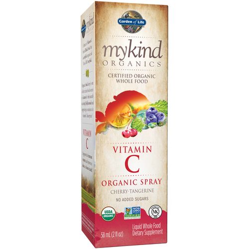 Garden of Life mykind Organics Organic Amla Vitamin C  Cherry-Tangerine Spray  2oz Liquid on Sale