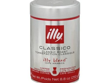 Illy Classico Medium Roast Ground Drip Coffee - 8.8oz Online Sale