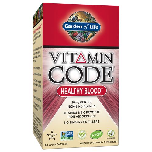 Garden of Life Vitamin Code Healthy Blood  60 Capsules Online