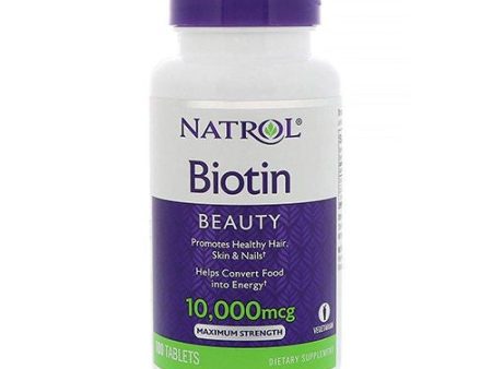 Natrol Biotin 10000mcg Tablets  100 Ct Online Hot Sale