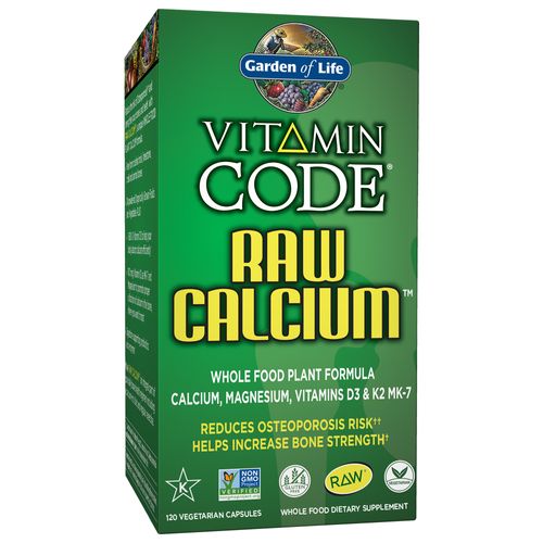 Garden of Life Vitamin Code Raw Calcium 120 Capsules Online