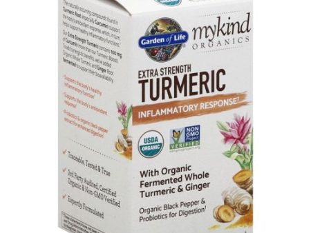 MyKind Organics  Extra Strength Turmeric  Inflammatory Response  60 Vegan Tablets  Garden of Life Online Sale