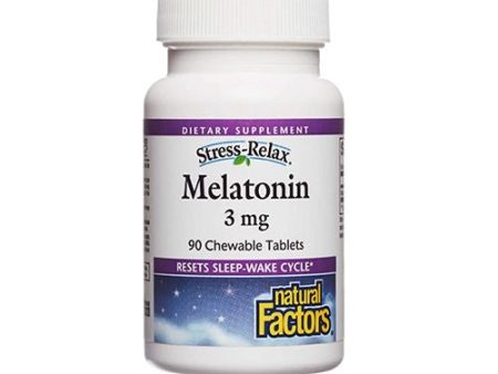 Melatonin 3mg Subling By Natural Factors - 90 Tablets Online