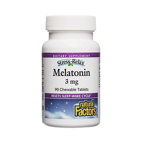 Melatonin 3mg Subling By Natural Factors - 90 Tablets Online