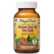 MegaFood Women s 40+ One Daily - Mineral & Multivitamin Supplement for Women with Vitamin B  C  & D  Folate  Biotin & Iron - Non-GMO  Gluten-Free  Vegetarian  and Made without Soy & Dairy - 90 Tabs Supply