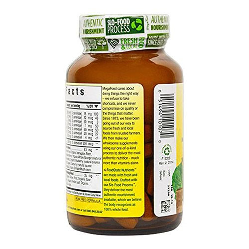 MegaFood Men s One Daily - Men s Multivitamins with B Complex Vitamins and Zinc - Gluten-Free and Made without Dairy or Soy - 60 Tabs Cheap