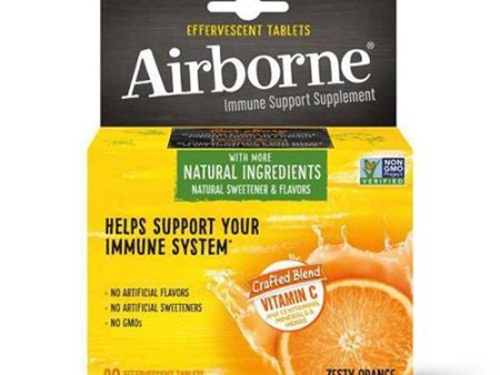 Airborne Zesty Orange Effervescent Tablets (20 count), Immune Support Supplement Hot on Sale