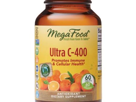 MegaFood  Ultra C-400  Supports Immune and Cellular Health  Antioxidant Vitamin C Supplement  Gluten Free  Vegan  60 Tablets (60 Servings) Sale