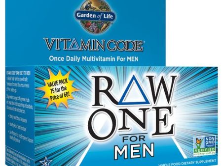 Garden of Life Vitamin Code Raw One for Men  75 Capsules Discount