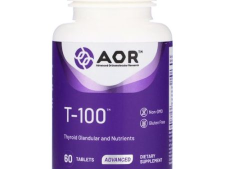 Advanced Orthomolecular Research AOR  T-100  60 Tablets Online Sale