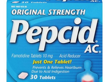 Pepcid AC Original Strength for Heartburn Prevention & Relief  30 Ct Cheap