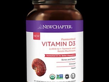 New Chapter Fermented Vitamin D3 Supplement Tablets  30 Ct Hot on Sale