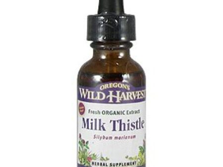 Milk Thistle, Organic Extract - 1 fl. oz (30 ml) by Oregon s Wild Harvest For Discount