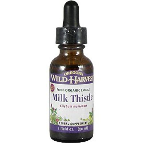 Milk Thistle, Organic Extract - 1 fl. oz (30 ml) by Oregon s Wild Harvest For Discount