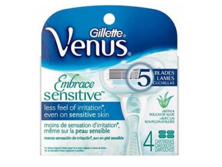 Venus Deluxe Smooth Sensitive Women s Razor Blade Refills  4 Count Discount