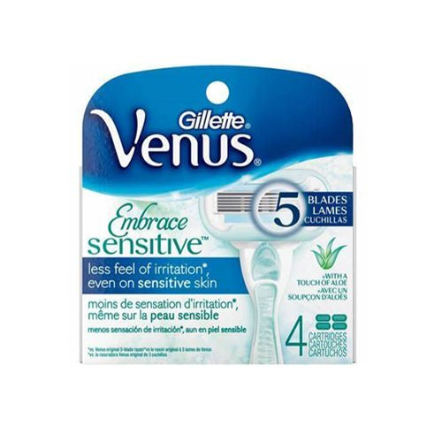 Venus Deluxe Smooth Sensitive Women s Razor Blade Refills  4 Count Discount