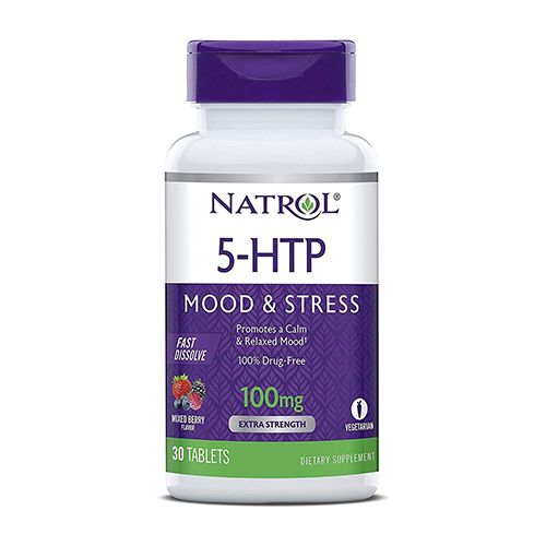 Natrol 5-HTP 100mg Fast Dissolve Tablets  30 Ct Hot on Sale