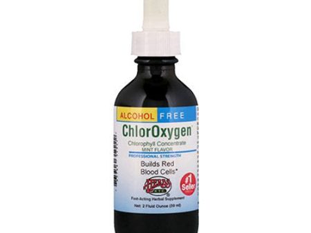 ChlorOxygen  Chlorophyll Concentrate  Alcohol Free  Mint  2 fl oz (59 ml)  Herbs Etc. Online Hot Sale