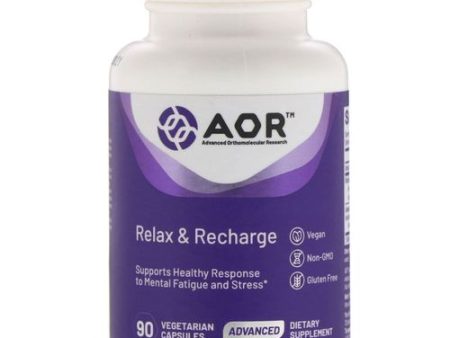 Advanced Orthomolecular Research AOR  Relax   Recharge  90 Vegetarian Capsules Online now