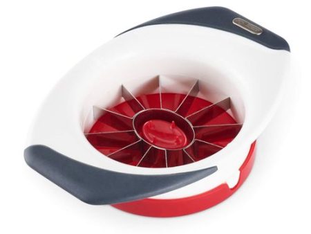 Zyliss E910035U Easy Slice Peach Slicer  Medium  White Grey Red Online now