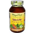 MegaFood, Baby & Me, prenatal vitamin with folic acid, iron & herbs, non-GMO, vegetarian, take 4 tablets daily, 120 tablets (30 day supply) For Cheap