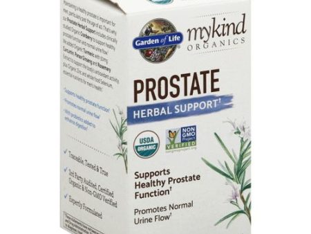 MyKind Organics  Prostate  Herbal Support  60 Vegan Tablets  Garden of Life For Sale