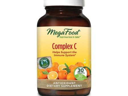 MegaFood  Complex C  Supports a Healthy Immune System  Antioxidant Vitamin C Supplement  Gluten Free  Vegan  30 Tablets (30 Servings) Hot on Sale