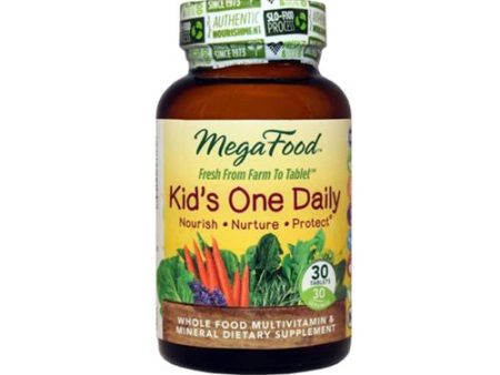 MegaFood  Kids One Daily  Daily Multivitamin and Mineral Dietary Supplement with Vitamins  C  D and Folate  Non-GMO  Vegetarian  30 Tablets (30 Servings) Cheap