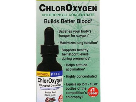 ChlorOxygen  Chlorophyll Concentrate  Alcohol Free  1 fl oz (30 ml)  Herbs Etc. Online Sale